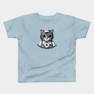 Purr-fect Chef: The Cat Baker & Doughnut Connoisseur Kids T-Shirt